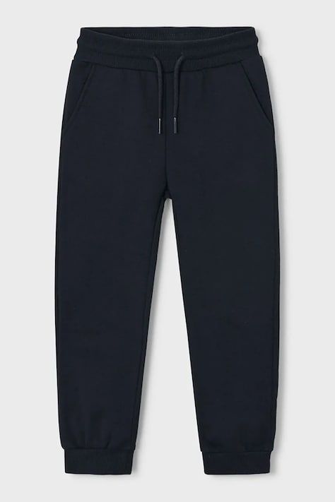 Mayoral pantaloni de trening pentru copii cu bumbac negri regular waist 725