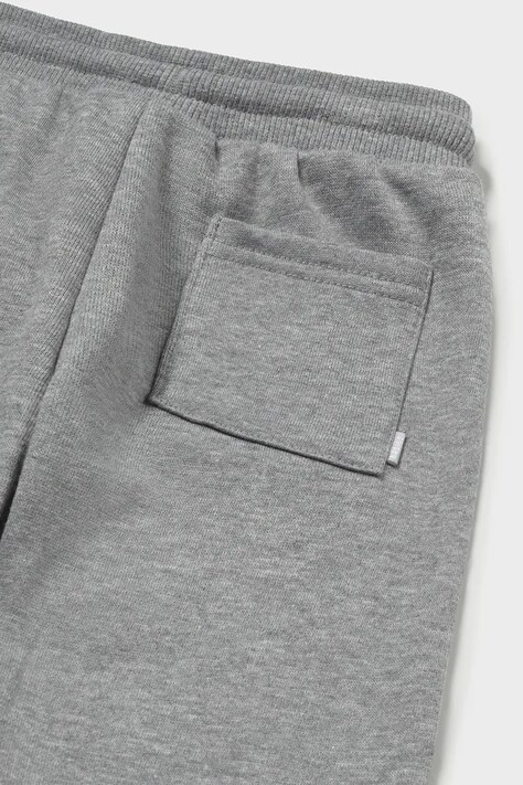 Mayoral Спортивні штани дитячі з бавовною сірі regular waist 704