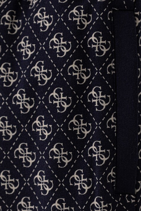 Guess спортивні штани дитячі бавовняні — AW26-SPBZZM, темно-синій — фото 3