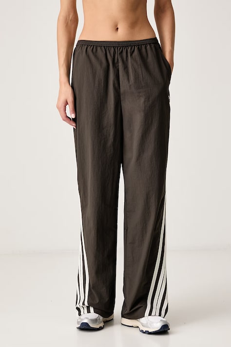 P.E Nation Spodnie dresowe damskie Radius brązowe high waist 263P077