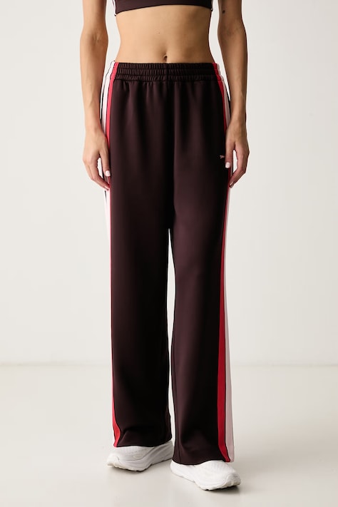 P.E Nation Spodnie treningowe damskie brązowe high waist 263P160