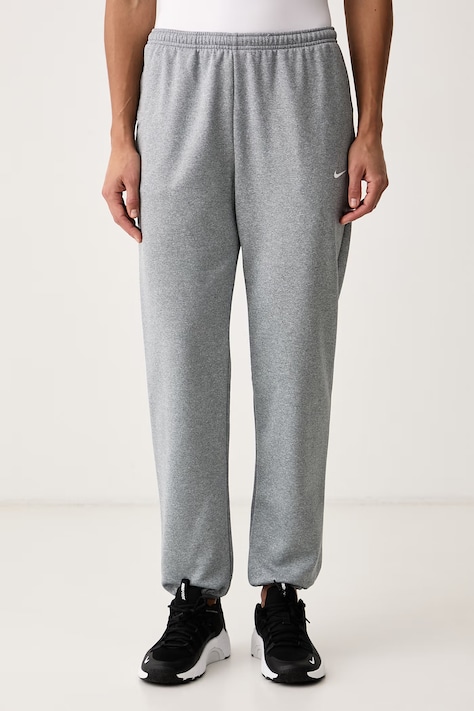Nike Spodnie dresowe damskie Studio Fleece Therma-FIT szare regular waist IO0437.084