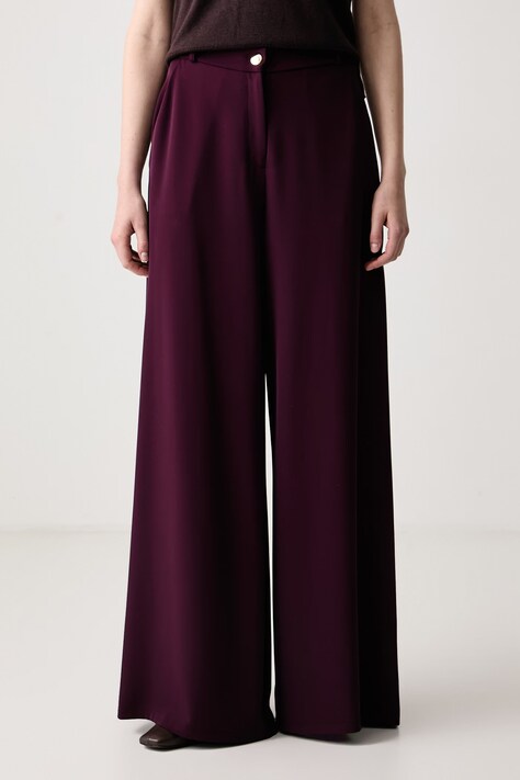 Joseph Ribkoff Spodnie damskie fioletowe high waist 264218