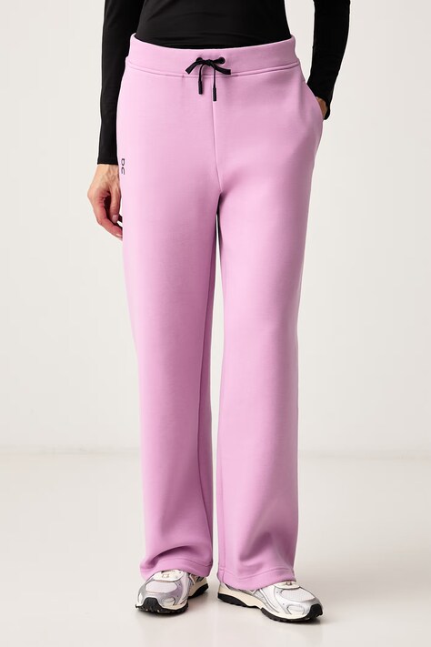 On Spodnie dresowe damskie FOCUS TECH różowe high waist 1WF30394406