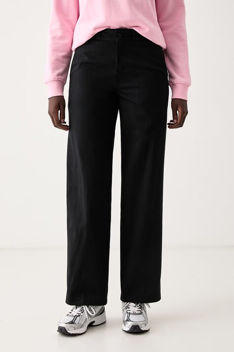 Dickies Spodnie damskie bawełniane czarne regular waist DK0A87PLBLK1