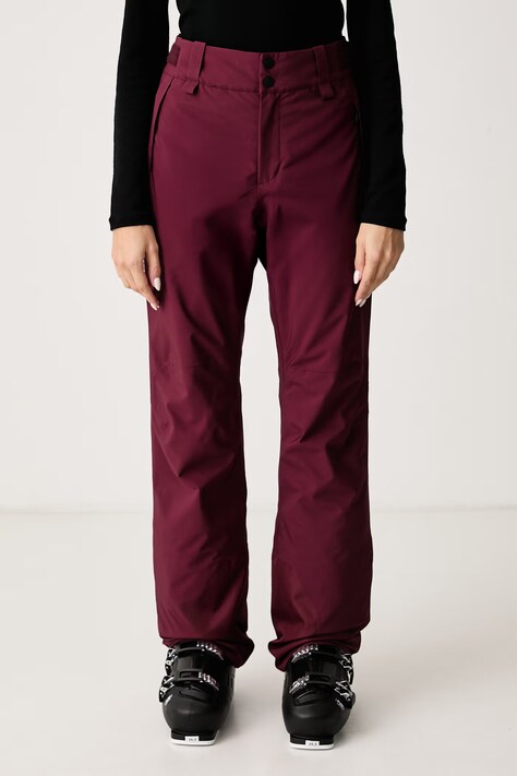 Peak Performance Spodnie narciarskie damskie Anima bordowe G80519060