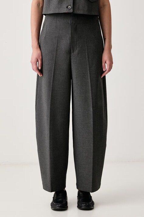Marc O'Polo Spodnie damskie szare high waist 5000012570