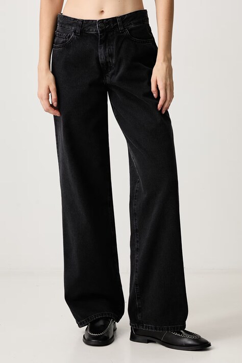 Carhartt WIP Lavine Pant straight da donna neri I037530