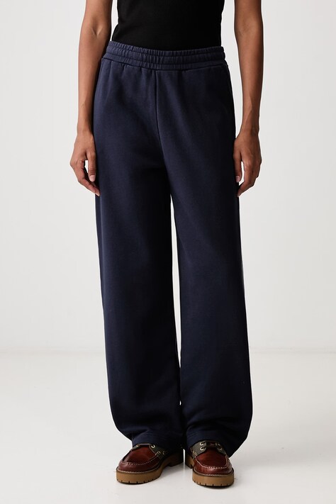 Carhartt WIP Cassie Sweat Pant spodnie dresowe bawełniane damskie granatowe high waist I037149