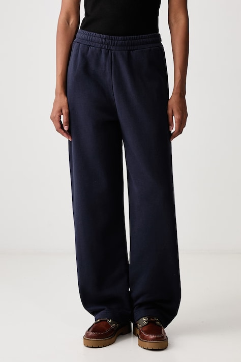 Carhartt WIP Cassie Sweat Pant spodnie dresowe bawełniane damskie granatowe high waist I037149