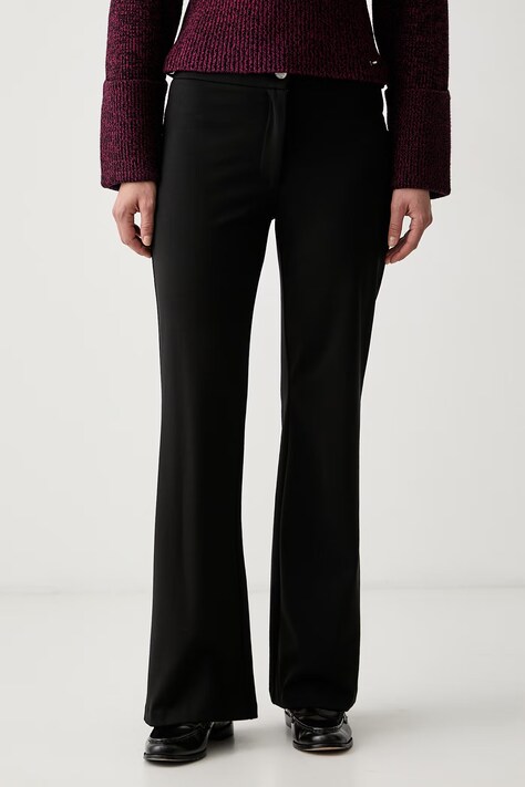 DKNY dámské s bavlnou černé regular waist P63F8ENF