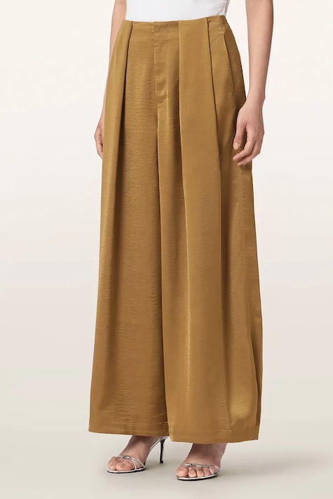 AllSaints Spodnie damskie LOLA żółte W012TF