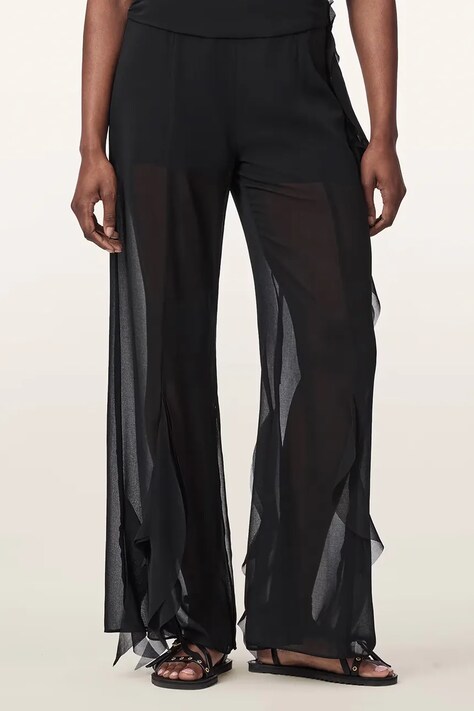 AllSaints Spodnie damskie MINNA czarne W007TE