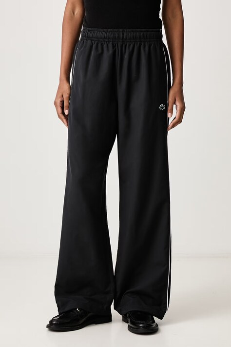 Lacoste Spodnie dresowe damskie czarne regular waist XF6619