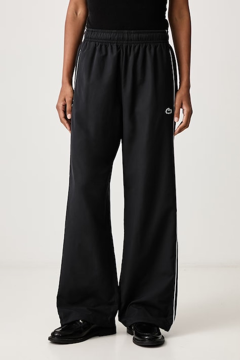 Lacoste Spodnie dresowe damskie czarne regular waist XF6619