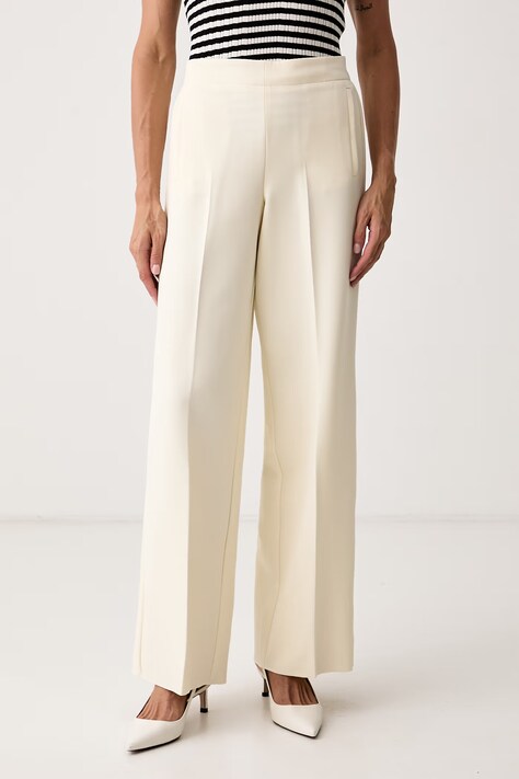 Marella Штани жіночі Emme by Marella бежеві high waist 2625136281200