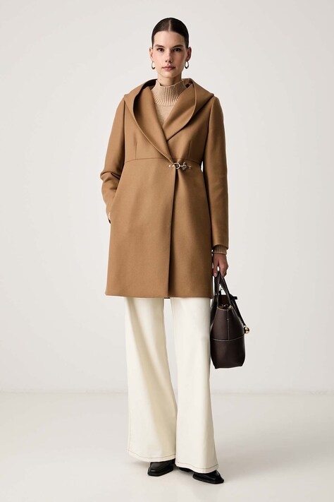 Marella Τζιν wide leg γυναικεία MLLSAIO μπεζ 2623136141200