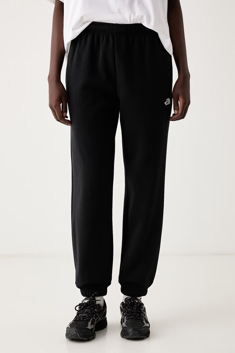 The North Face Spodnie dresowe damskie z bawełną Evolution czarne high waist NF0A8CWVJK31