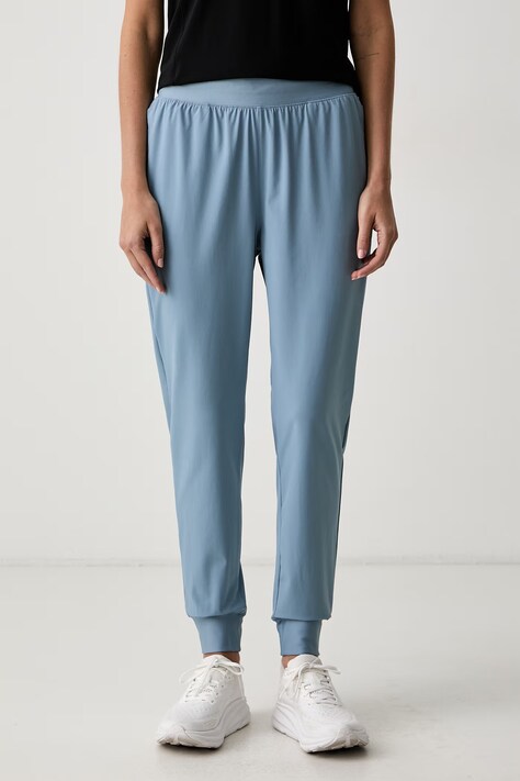 Under Armour spodnie treningowe damskie ArmourSport High Rise niebieskie high waist 1382727.448