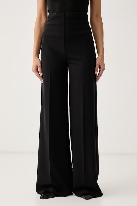Aniye By Spodnie wide leg damskie Dina czarne high waist 181176