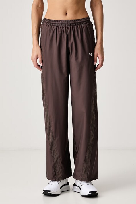 Under Armour Spodnie dresowe damskie Icon brązowe high waist 6013532