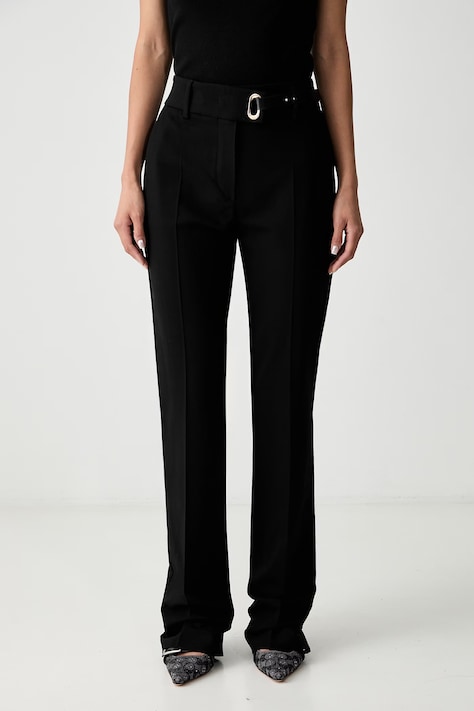 Sportmax Rum con viscosa da donna nera high waist 2622136061600
