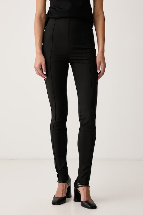 Pinko Nohavice dámske s viskózou čierne high waist 107792 A3MI