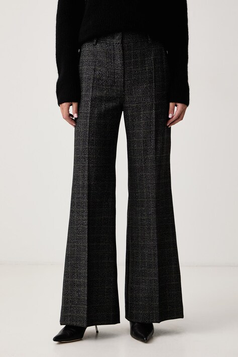 Weekend Max Mara Spodnie damskie wełniane WKDPACCA szare high waist 2625136062600