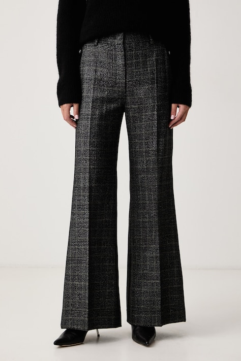 Weekend Max Mara Spodnie damskie wełniane WKDPACCA szare high waist 2625136062600