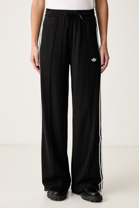 adidas Originals Spodnie dresowe damskie z wiskozą Advanced Archive czarne regular waist LG4082