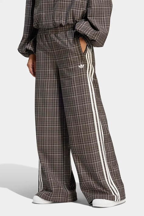 adidas Originals Spodnie damskie Advanced Archive brązowe high waist LG3958