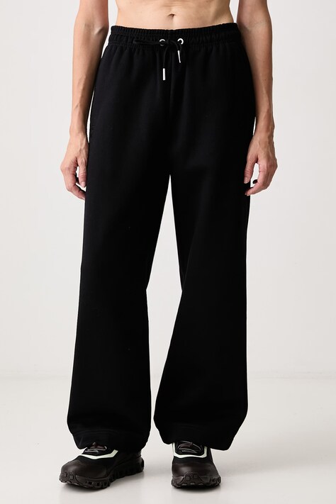On Club Collective spodnie dresowe z bawełną damskie czarne high waist 1WG11170553