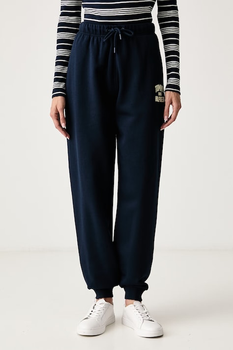 Tommy Hilfiger Tepláky dámské s bavlnou námořnické modré WW0WW51627