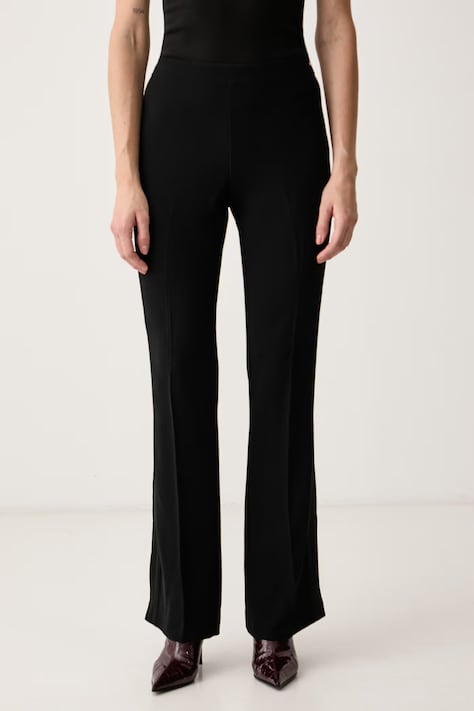 Armani Exchange Spodnie garniturowe damskie czarne high waist XW002946 AF16151