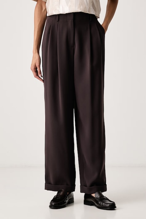 Armani Exchange Hlače kompleta ženske rjave klasičen pas XW002496 AF16148