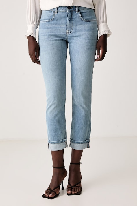 Sisley Jeansy regular damskie niebieskie 4W44PE00B