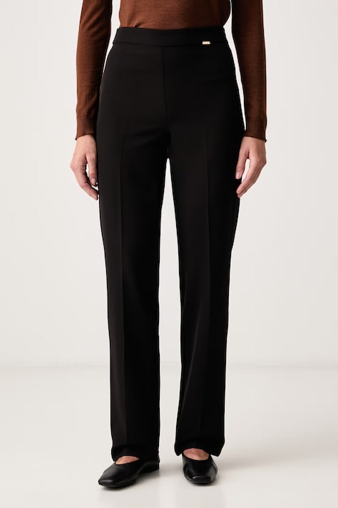Fracomina Spodnie damskie czarne high waist FY26WV2001W42901