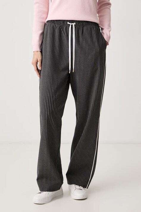 Liu Jo Nohavice dámske sivé high waist TF6149 T691A