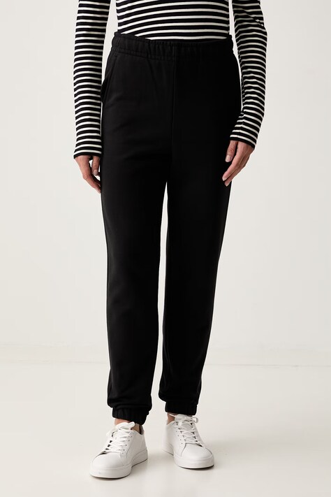 Lacoste spodnie dresowe damskie bawełniane czarne high waist XF5268