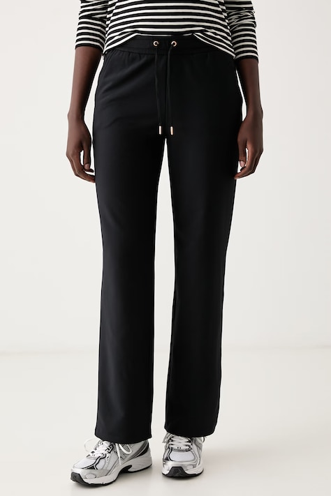 Skechers Spodnie dresowe damskie GOLUXE czarne high waist PT103