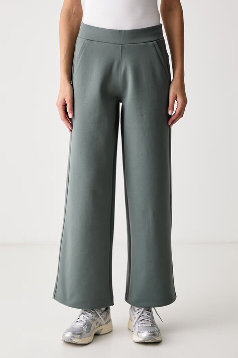 Columbia Spodnie dresowe damskie Amazesweats zielone high waist 2174321