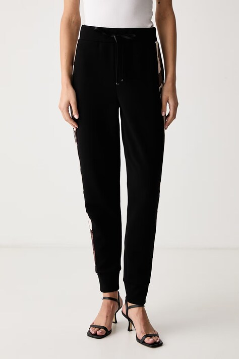 Joseph Ribkoff Spodnie dresowe damskie czarne regular waist 263608