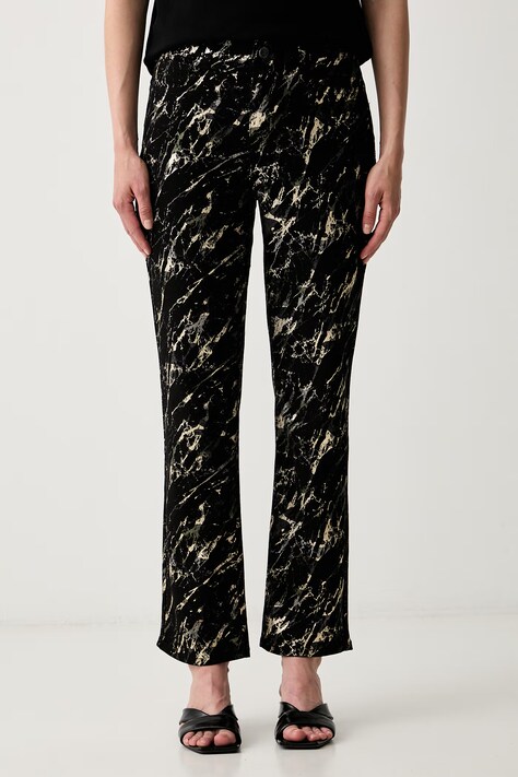 Joseph Ribkoff jeansy straight damskie czarne 263972