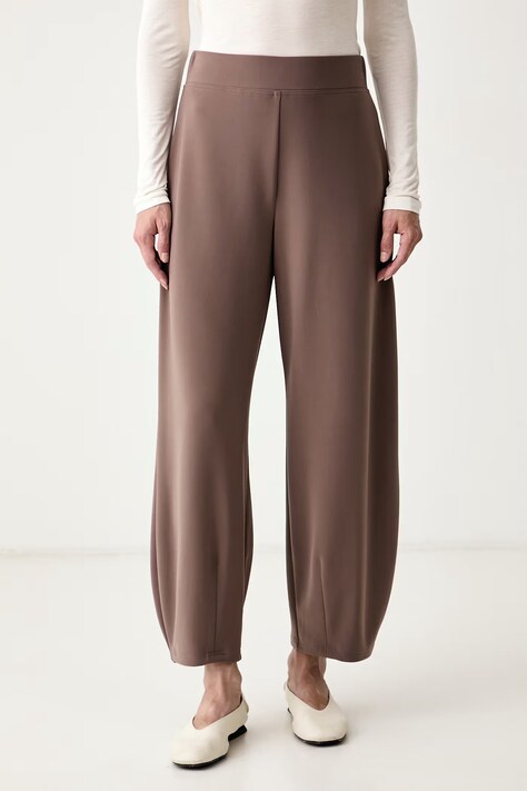Joseph Ribkoff Kalhoty dámské hnědé high waist 263217