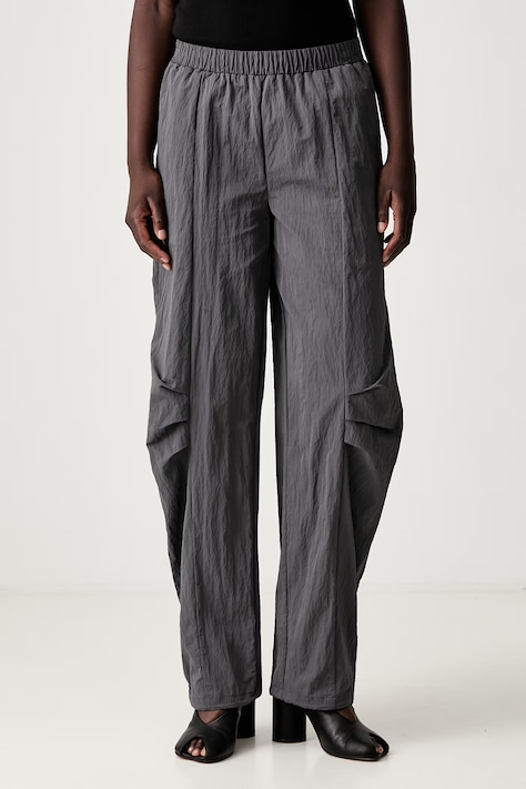 Rotate CRISPY TRACK pantaloni pentru femei gri high waist 1162011205