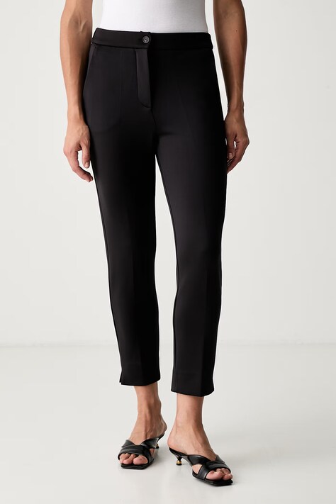 MM by Max Mara spodnie damskie MMLFEROCE czarne high waist 2626786127600