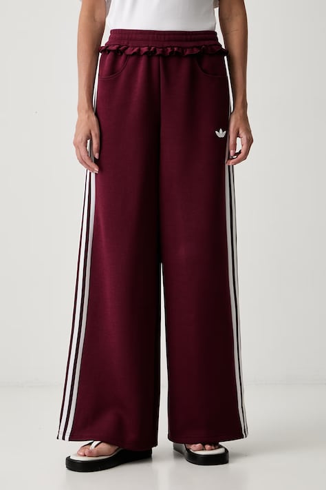 adidas Originals спортивные штаны для женщин Pleated Spacer бордо high waist LG4319