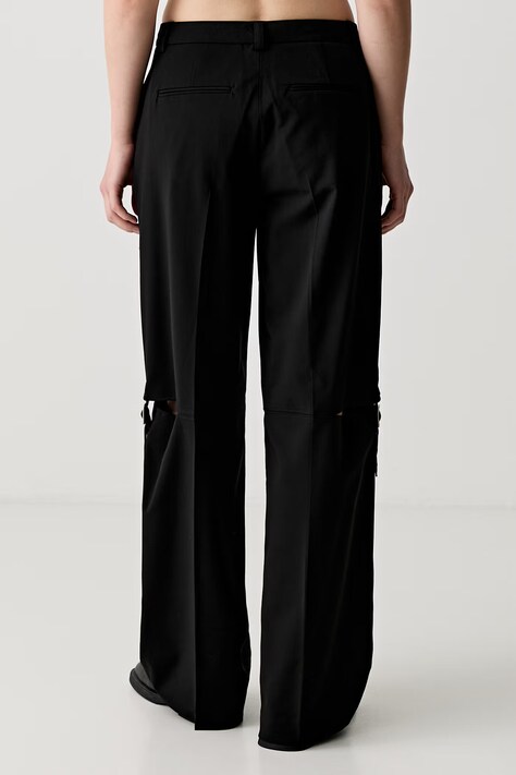Karl Lagerfeld Jeans костюмні штани жіночі — AW26-SPDZLL, чорний — фото 3
