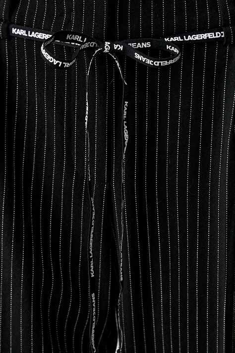 Karl Lagerfeld Jeans штани жіночі з віскозою — AW26-SPDZLM, чорний — фото 4