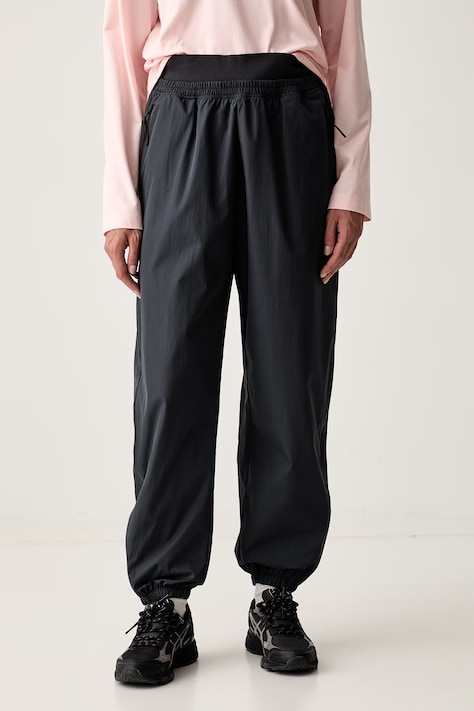 adidas by Stella McCartney spodnie joggery damskie czarne high waist KR6253